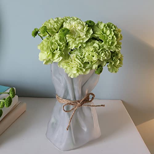 Delicate Glass Gift Bag Flower Vase