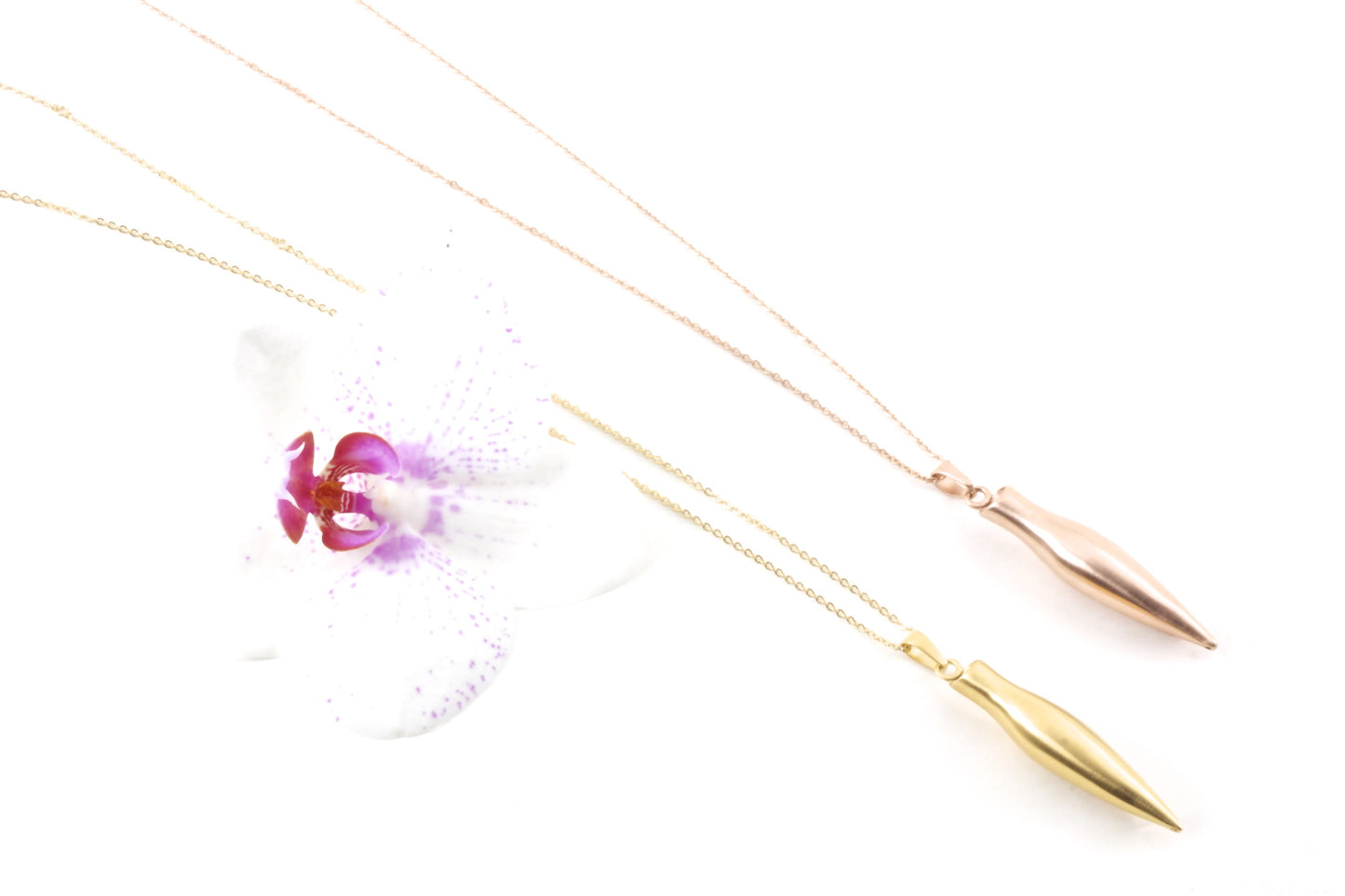 Bridesmaid Necklaces and Wedding Jewelry l Flower Holding Necklace for Weddings by Fleurings Vase Bridal Jewelry